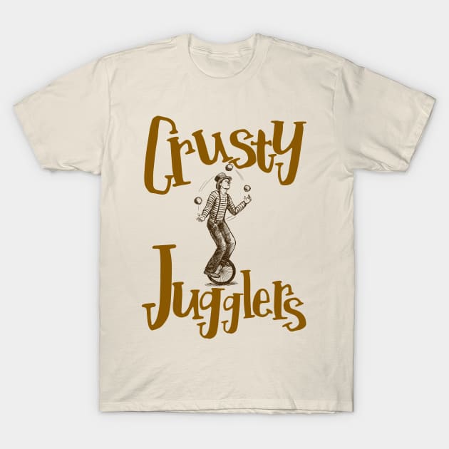 Sandford Crusty Jugglers T-Shirt by Meta Cortex